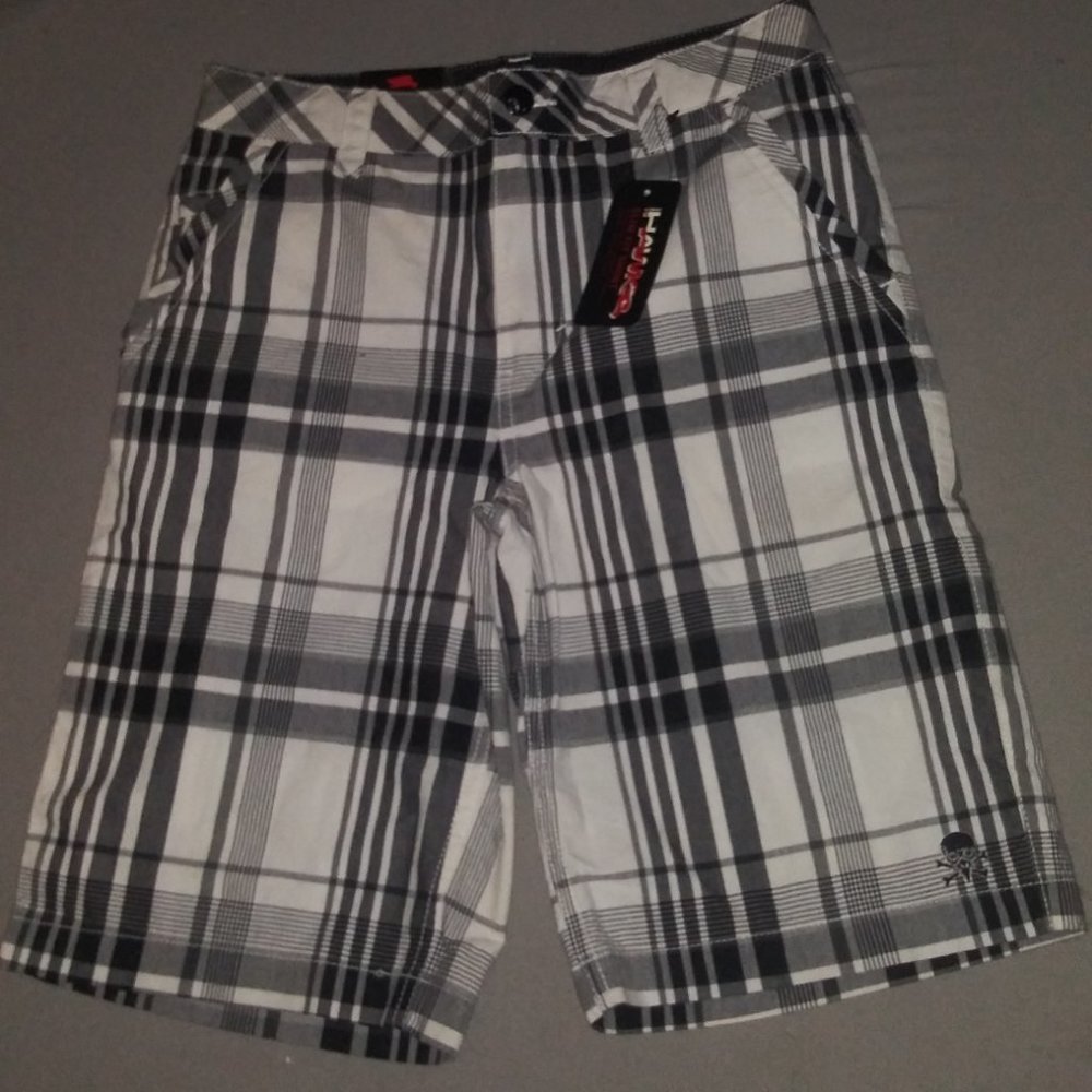 Tony Hawk Boys Size 16 Plaid Shorts